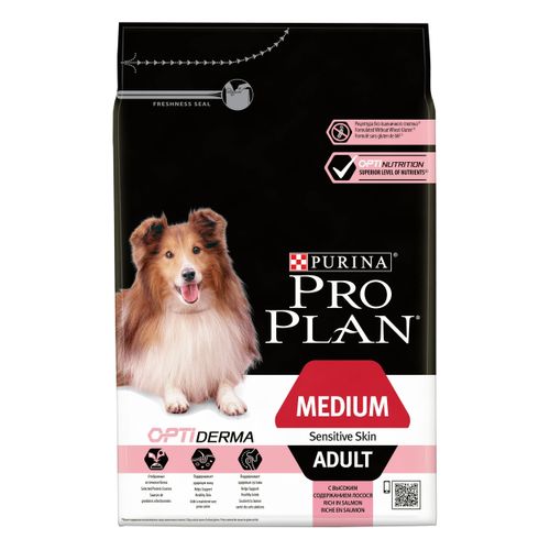 Purina proplan adult medium sensitive skin optiderma