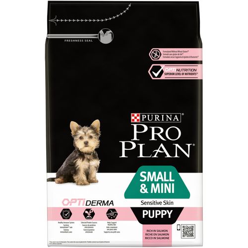Purina proplan puppy small e mini sensitive skin optiderma