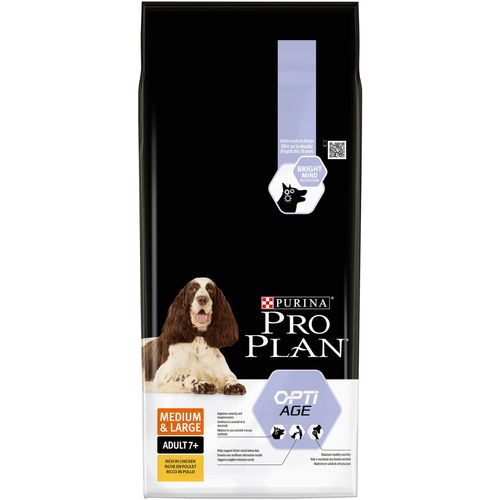 Purina proplan adult 7+ medium large optiage