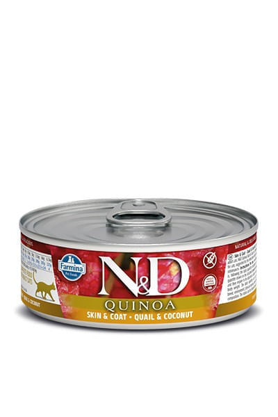 Farmina n&d quinoa gatto skin & coat quaglia e cocco