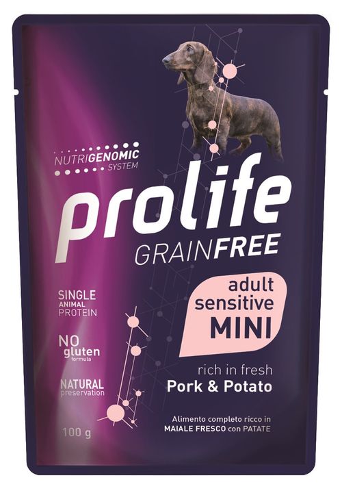 Prolife caneainfree adult maiale & patate mini bustina