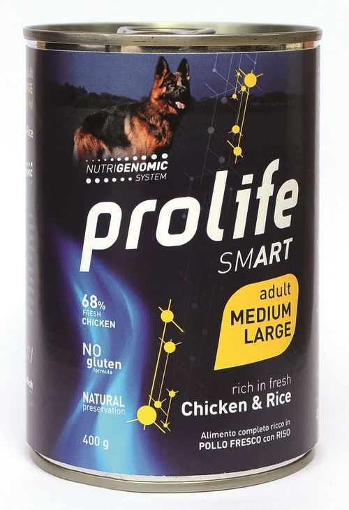 Prolife cane smart adult pollo & riso medium large