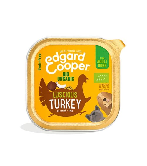 Edgard & Cooper Adult Tacchino Biologico Senza Cereali
