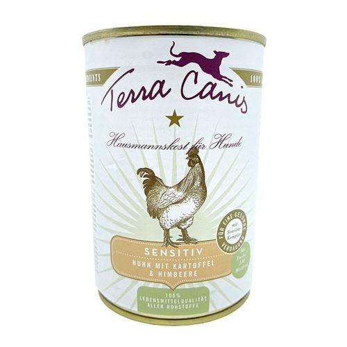 Terra Canis sensitive pollo con patate e lampone