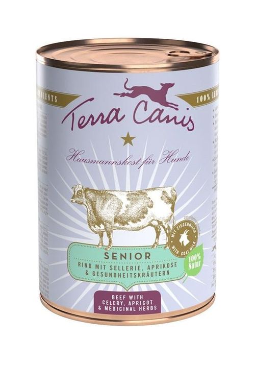 Terra canis senior manzo con sedano, albicocca e erbe officinali