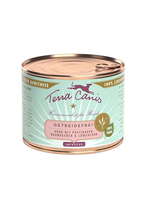 Terra canisain free pollo con pastinaca, dente di leone e camomilla