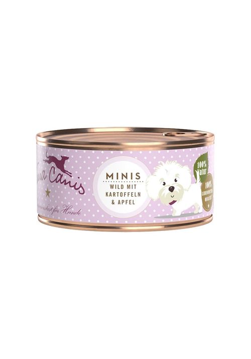 Terra canis minis selvaggina con patate e mela
