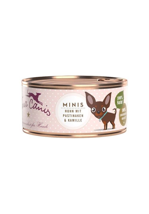 Terra canis minis pollo con pastinaca e camomilla