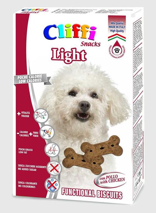 Cliffi light taglia piccola snacks 300 gr