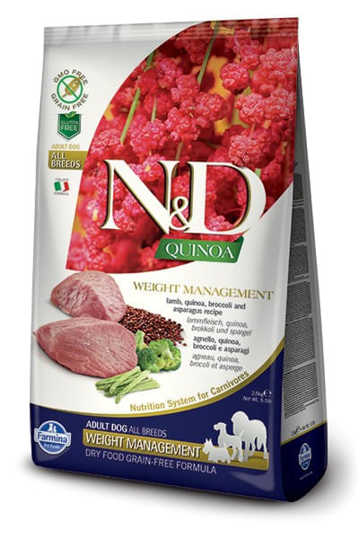 Farmina n&d quinoa cane weight management agnello