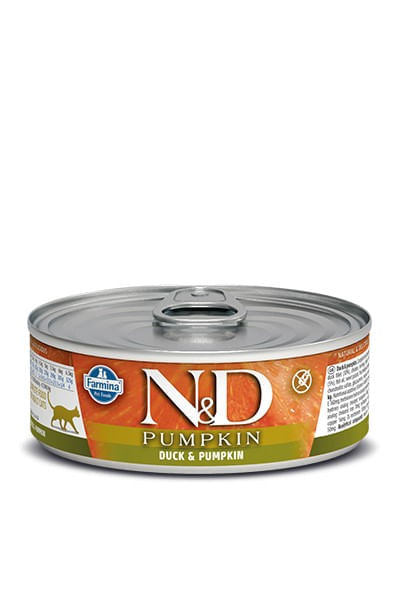Farmina n&d pumpkin grain free gatto anatra e zucca