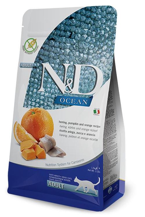 Farmina n&d ocean gatto aringa zucca e arancia