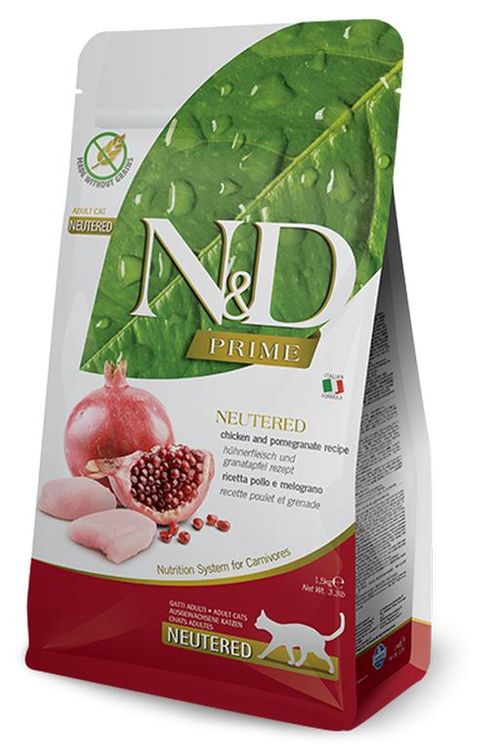 Farmina n&d prime gatto neutered pollo melograno