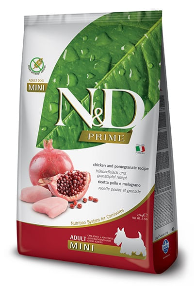 Farmina n&d prime cane adult mini pollo e melograno