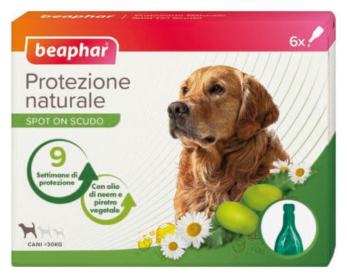 Beaphar protezione naturale spot on cane grande +30 kg