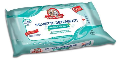 Bayer salviette detergenti muschio bianco 50 Salviette sano & bello