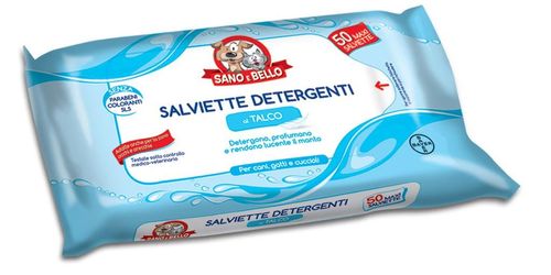 Bayer salviette detergenti talco 50 Salviette sano & bello