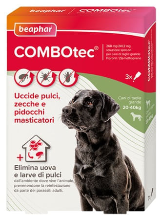 Beaphar combotec 3 pipette cani grandi 20-40 kg