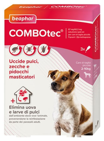 Beaphar combotec 3 pipette cani piccoli 2-10 kg