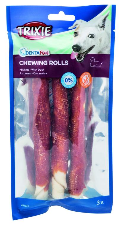 Trixie denta fun 3 x chewing rolls anatra 140 gr