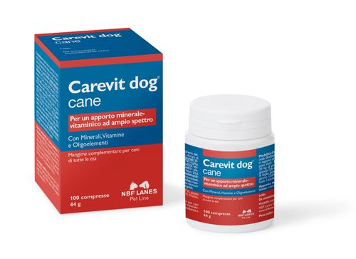 Nbf lanes carevit dog 100 compresse 44 gr