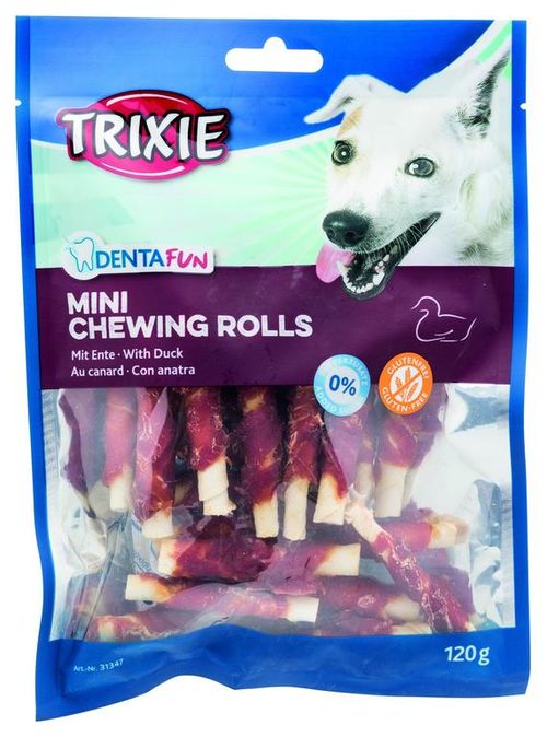Trixie denta fun mini chewing rolls anatra 120 gr