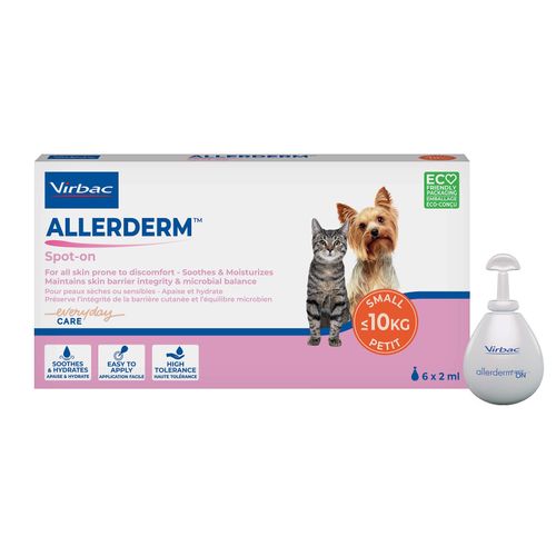 Virbac allerderm spot on 2 ml 6 pipette meno 10 kg