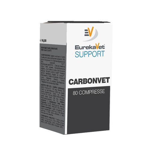 EurekaVet Support carbonvet 80 compresse 500 mg