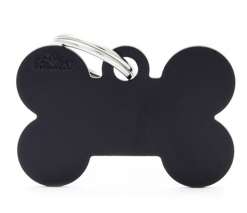 My family medaglietta cane black big bone