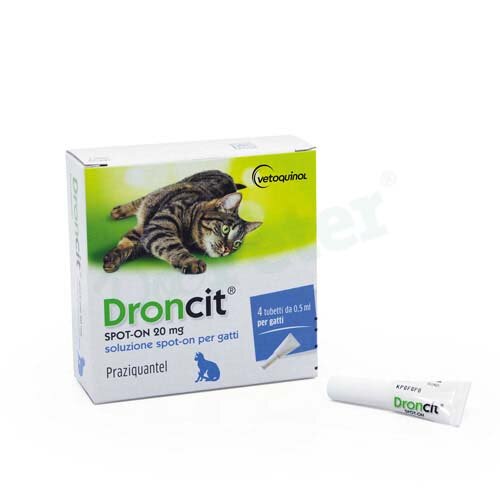 Droncit spot on 4 tub 0,5 ml