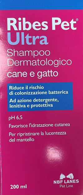 Nbf lanes ribes pet ultra shampoo balsamo 200 ml
