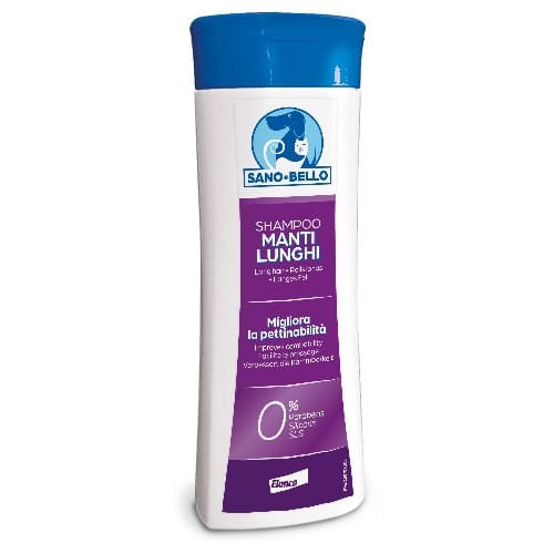 Elanco shampoo manti lunghi 250 ml sano & bello