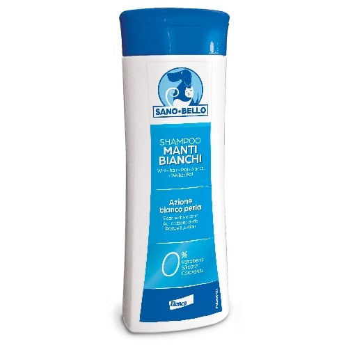 Elanco shampoo manti bianchi 250 ml sano & bello