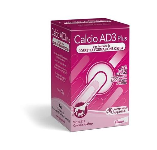 Elanco calcio ad3 plus 40 compresse