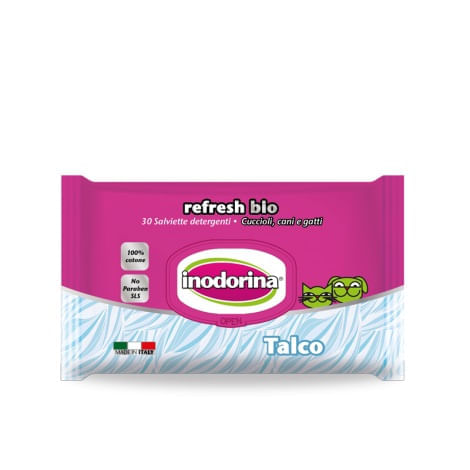 Inodorina refresh bio 30 salviette al talco