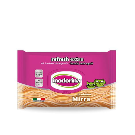Inodorina refresh extra salviette alla mirra