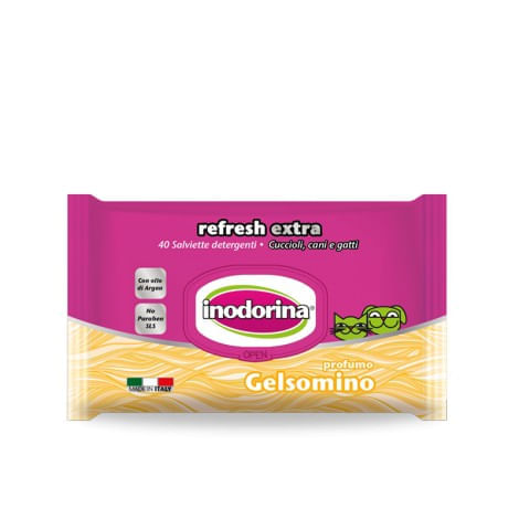 Inodorina refresh extra salviette al gelsomino