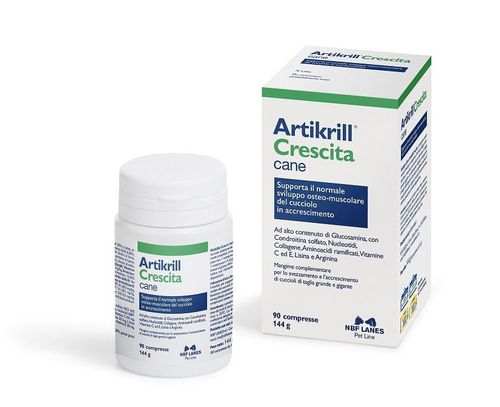 Nbf lanes artikrill crescita cane 90 compresse 144 gr