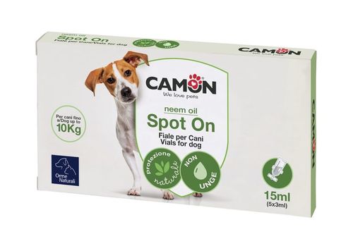 Camon protection spot on cane fino a 10 kg 5 fiale 3 ml g911