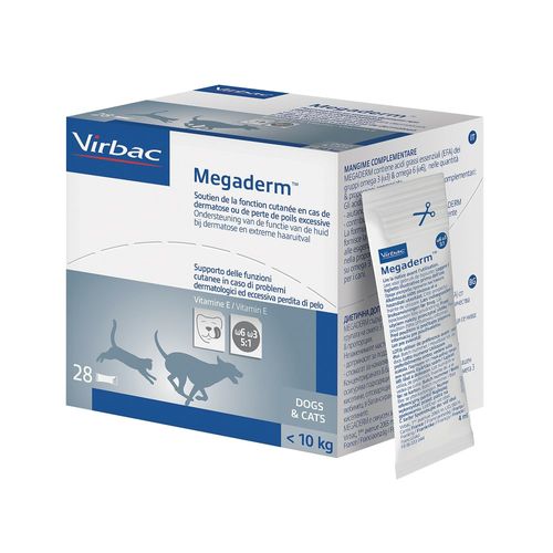 Virbac megaderm da 4 ml per gatti e cani minore di 10 Kg