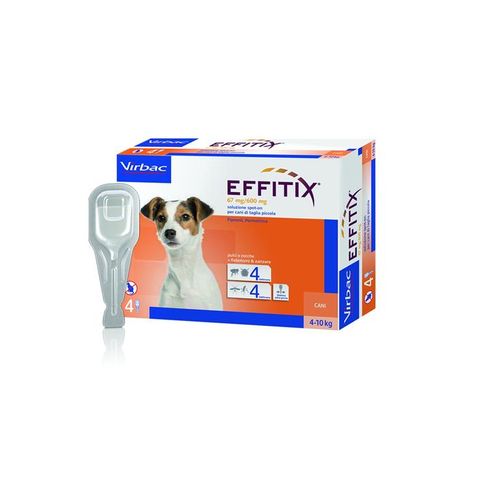 Virbac effitix 4 pipette cani 4-10 kg
