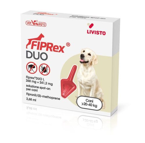 Fiprex duo L cani 20-40 kg 1 pipetta 2,68 ml