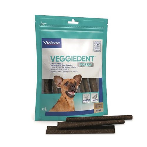 Virbac veggiedent fr3sh XS sotto 5 kg 15 stick