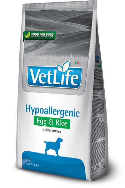 Farmina vet life cane hypoallergenic egg & rice
