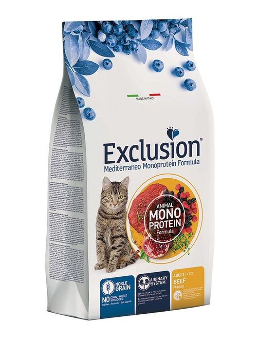 Exclusion mediterraneo gatto adult manzo