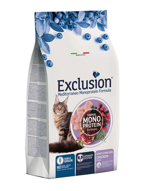 Exclusion mediterraneo gatto giant sterilized pollo