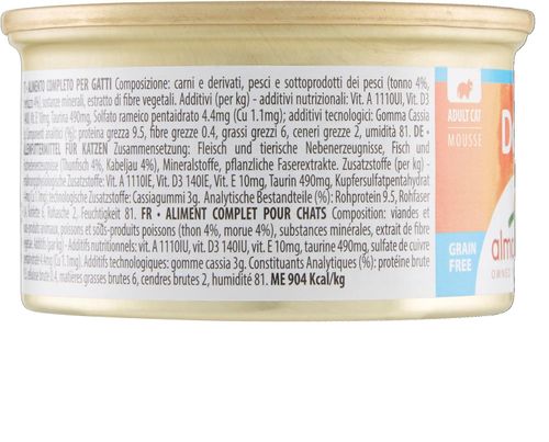 Almo nature daily gatto adult mousse con tonno e pollo