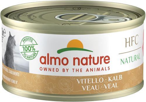 Almo nature hfc natural gatto adult vitello