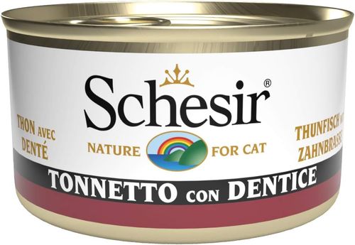 Schesir gatto gelatina tonnetto con dentice