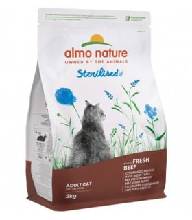 Almo nature holistic gatto adult sterilised con manzo fresco